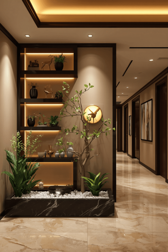 Staircase Shelf Ideas and Floating Shelf Staircase Styling