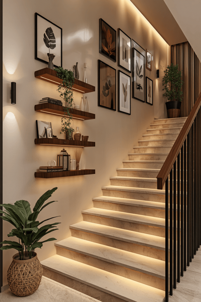 Start With a Stairway Gallery Wall