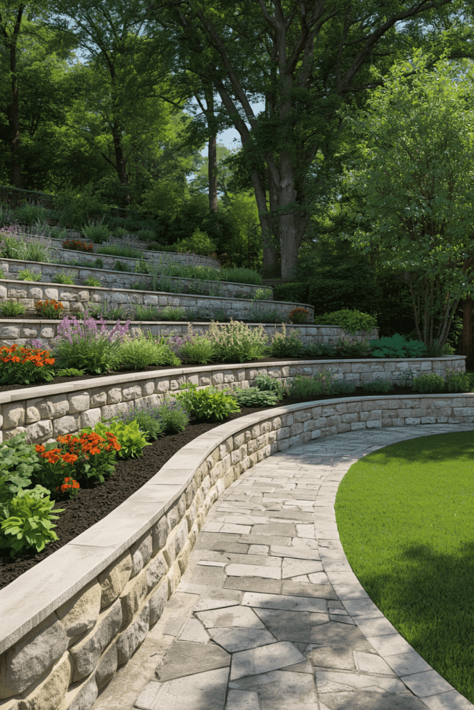 Stone Retaining Wall Ideas for Both Function and Style