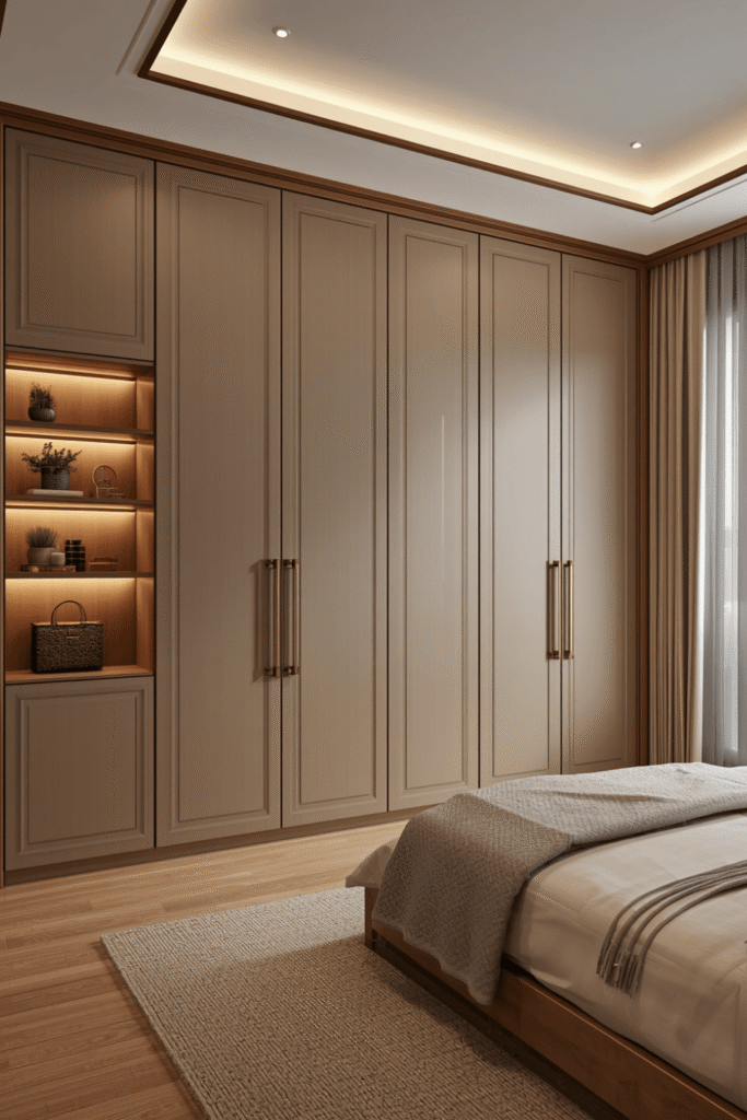 Minimalist Wardrobe Doors for a Calm Look