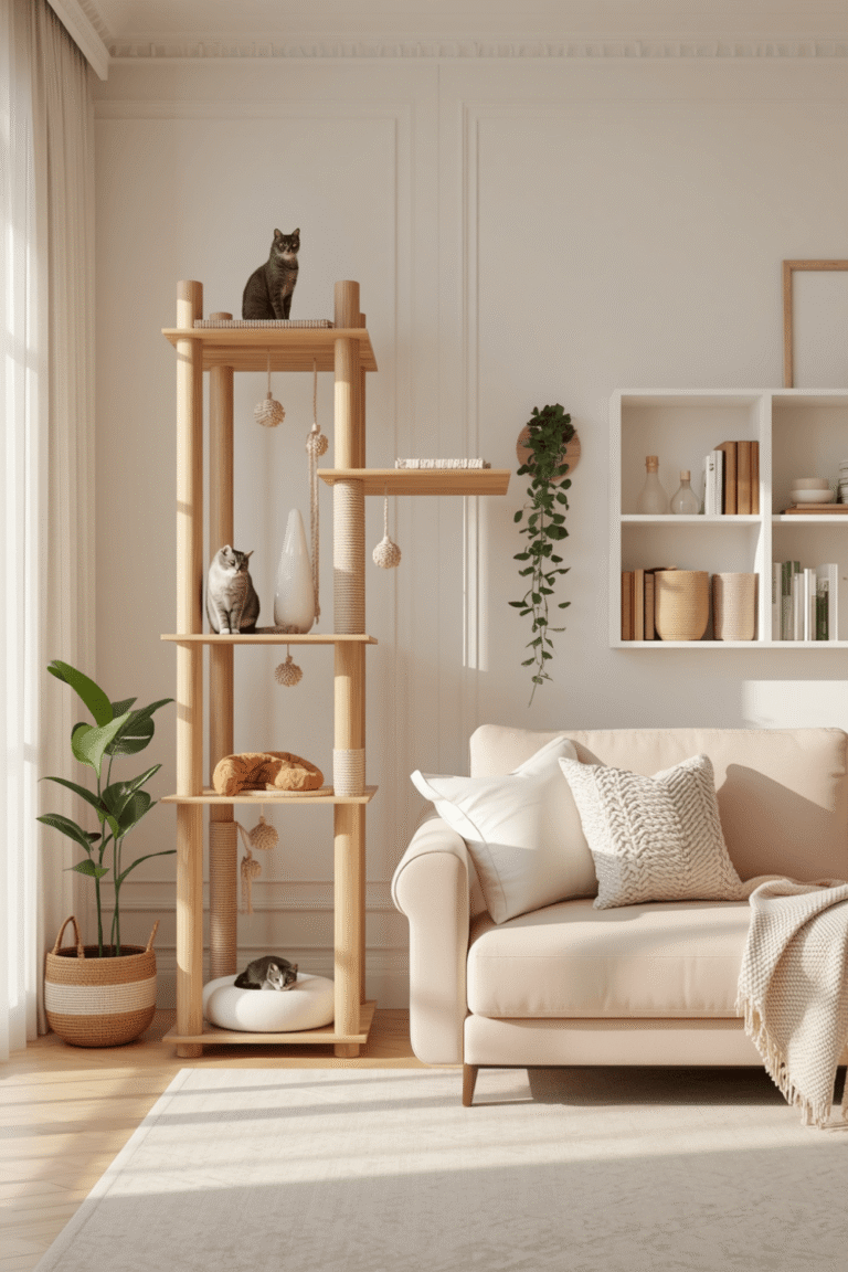 Scandinavian Cat Furniture for Minimalist Homes