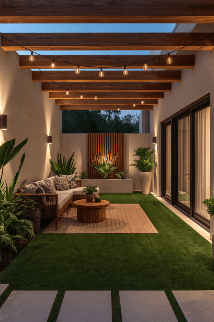 Wooden Pergola Design for Natural Warmth
