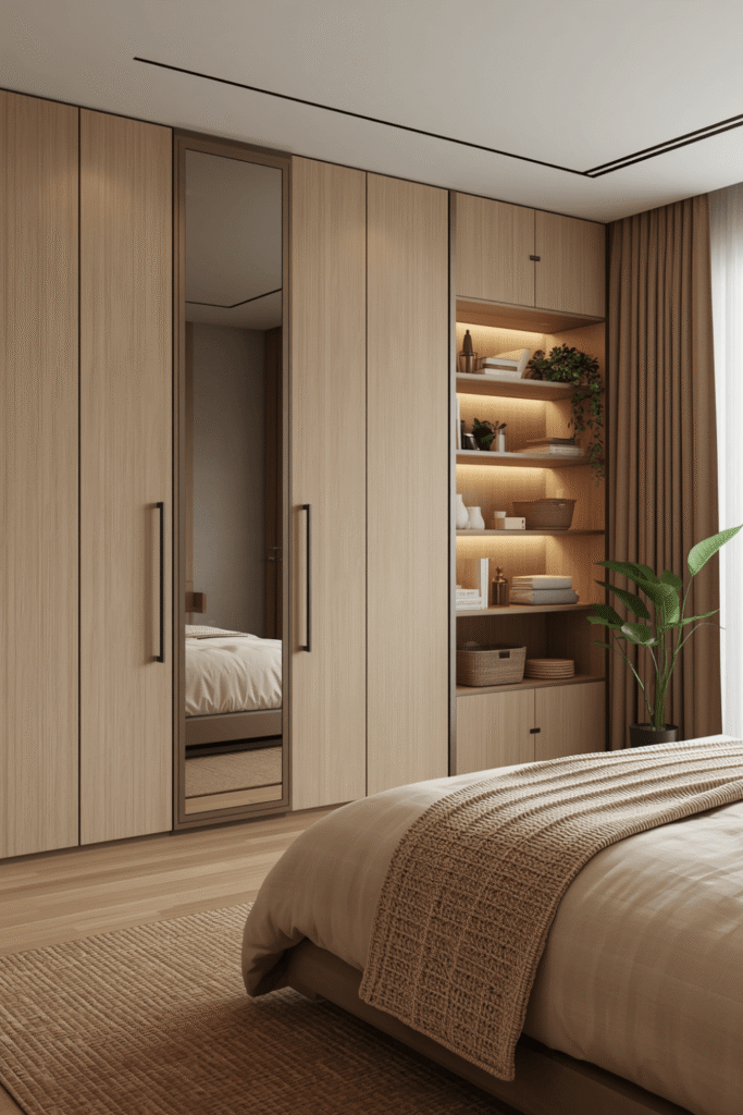 Wooden Wardrobe Finishes for Natural Warmth